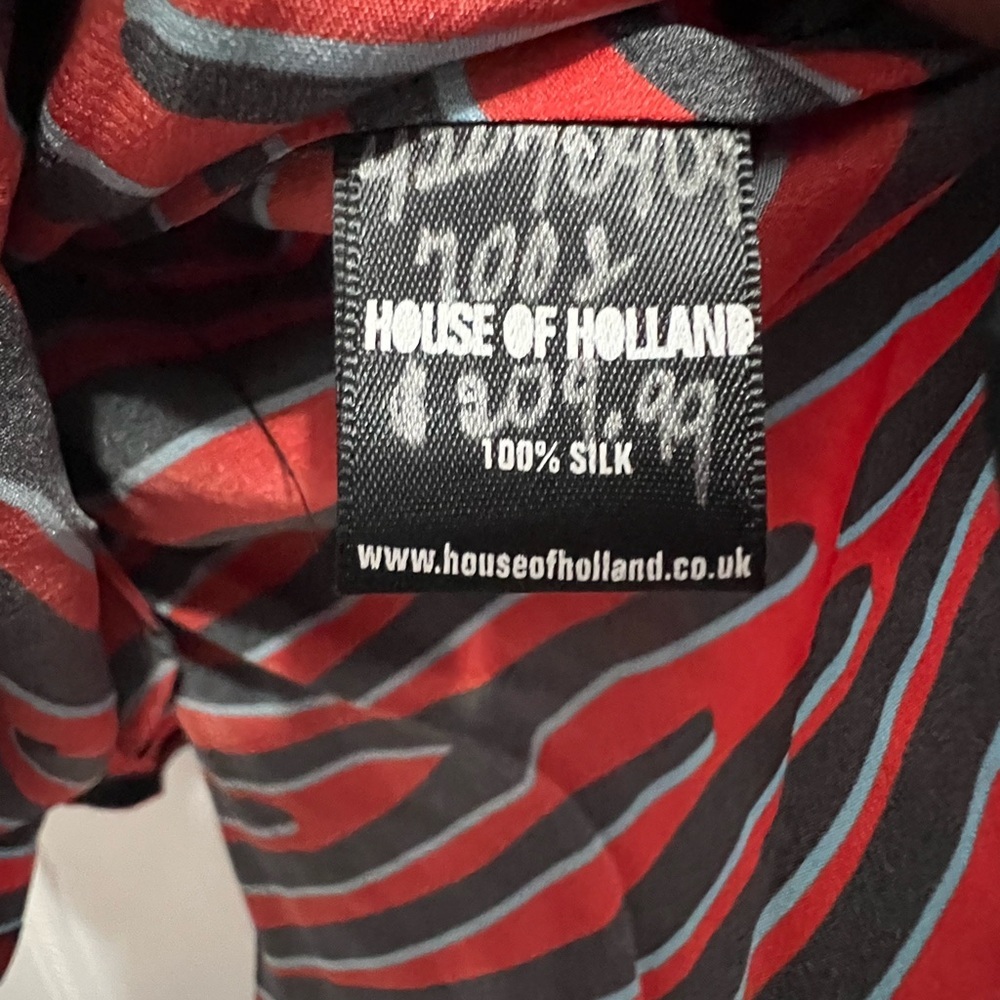 House of Holland striped  silk dress size 2 - Picture 7 of 7